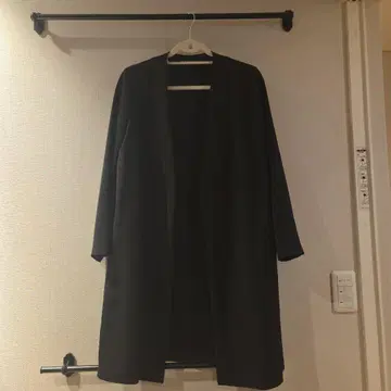 INDIVI 롱 코트 겉옷 블랙 size 40