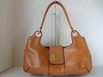 천연 가죽 SAZABY(사자비) 가죽 숄더백 라이트 브라운