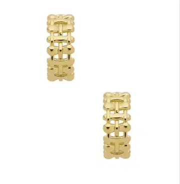 미사용 새상품 골드 후프 귀걸이