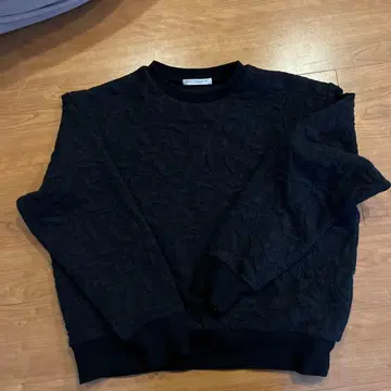 [ 새상품급 ] BEAUTY&YOUTH 블랙 크루넥 트레이닝복