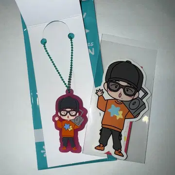 EXILE 세카이 키체인 & 스티커