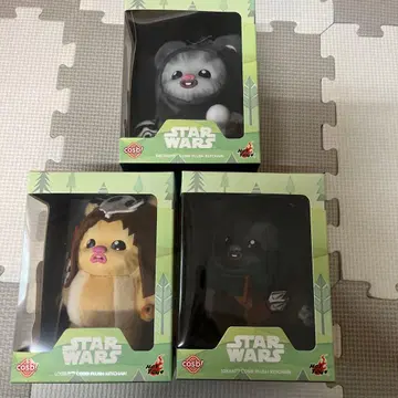 코스비 스타 워즈 이워크 이야기 키체인 3개 세트