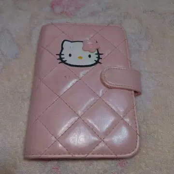 헬로키티 핑크 퀼트 수첩