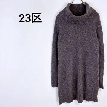 23구 [ 38 ] 긴팔 니트 터틀넥 온워드 카시야마 울 나일론