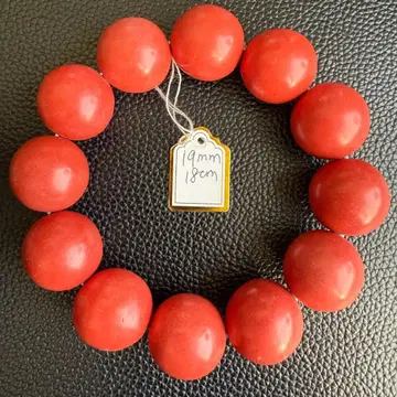 브라질산 레드 재스퍼 팔찌 19mm