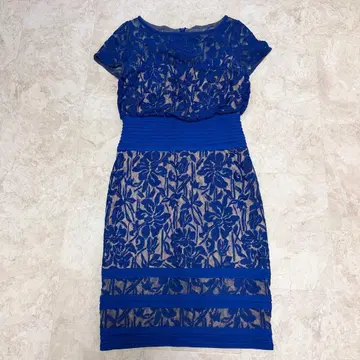 타다시 쇼지 로얄 블루 원피스