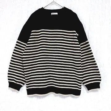 3280 CRAFT 워셔블 몰 니트 보더 풀오버 까끌거리지 않음