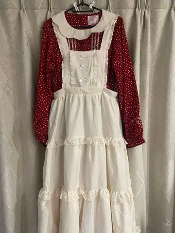 아오키 미사코 마롱 크림 원피스, 에이프런 JSK