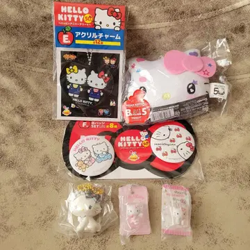 키티 해피 복권 패키지 미니어처 컬렉션 흑백 걸리시