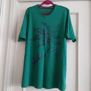 TOPYS 토피즈 반팔 롱 T셔츠 사이즈 40 그린