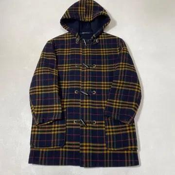 90s GLOVERALL 잉글랜드전 타탄 체크 더플 코트