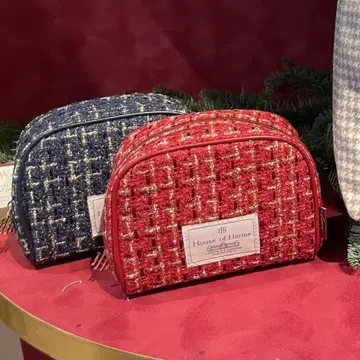 HH 트위드 파우치 herlipto 홀리데이