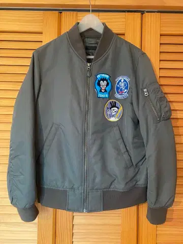 빈티지 와펜 포함 MA1 자켓