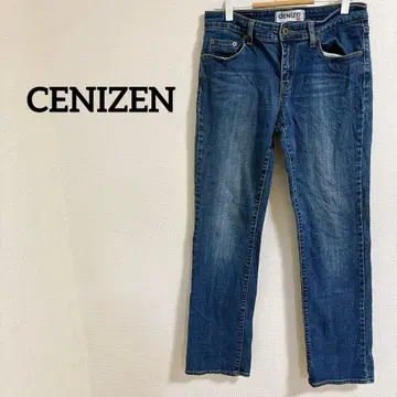 새상품급 CENIZEN 스트레이트 데님 청바지 팬츠