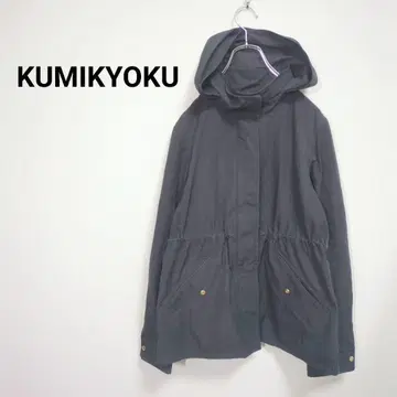 쿠미교쿠 [ M ] 마운틴 파카 후드 부착 포켓 면 폴리에스테르