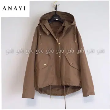 ANAYI 후드 블루종 마운틴 후드티