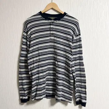 에디 바우어 헨리넥 보더 긴팔 티셔츠