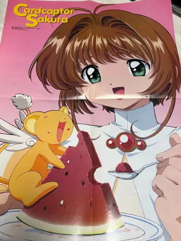 카드캡터 사쿠라 포스터 아니메디아 1999년 부록 핀업