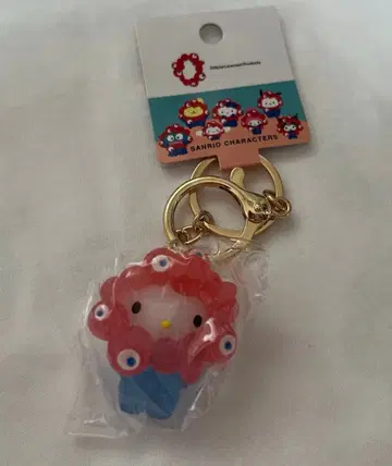 오사카 간사이 만박 산리오 변신 키링 클리어 컬러 키티 미야쿠미야쿠