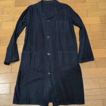 50s 네이비 나염 아틀리에 코트