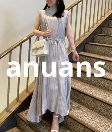 미사용 새상품 anuans 슬리브리스 원피스 FREE 그레이 여성용