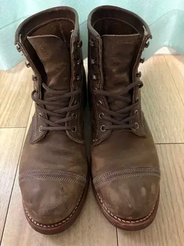 Chippewa 브라운 워크 부츠 아이언레인저