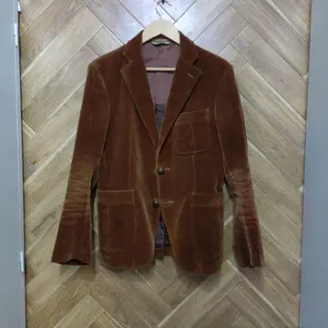 브라운 코듀로이 테일러드 자켓