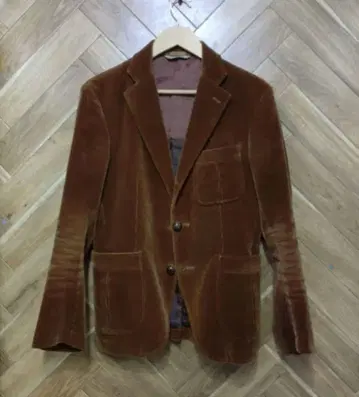 브라운 코듀로이 테일러드 자켓