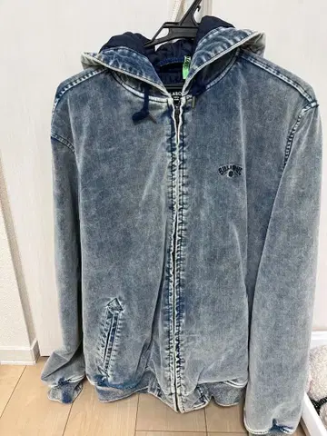 BILLABONG 후드 부착 데님 자켓