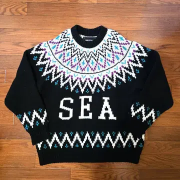 [ WIND AND SEA ] 윈드앤씨 노르딕 스웨터 L