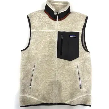 patagonia 플리스 베스트 남성용 S 크림