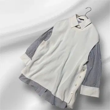 빅 사이즈! 택 포함 새상품 23구 니트 베스트 44