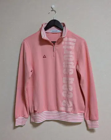 르꼬끄 스포르티브 하프 지퍼 얇은 소재 트레이닝복 사이즈 M