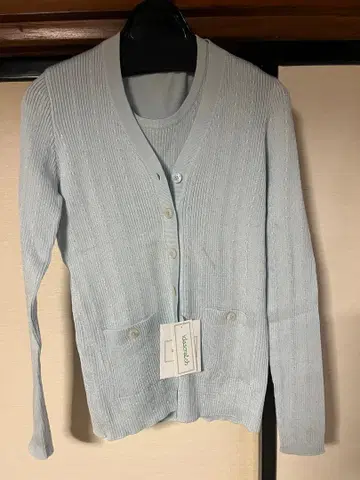 idascratcb 가디건 슬리브리스 세트 택 포함