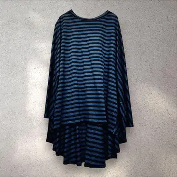 COG THE BIG SMOKE 긴팔 보더 파랑 x 블랙