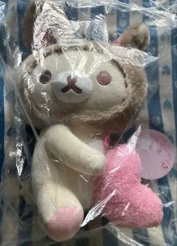 코리락쿠마 봉제 인형 BIG 토끼 티타임 초레어 미개봉 새상품 미사용품