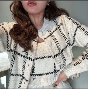 sheller handmade check ensemble 새상품