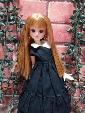 커스텀 리카짱 아쉬 브라운 롱 리카짱 본체