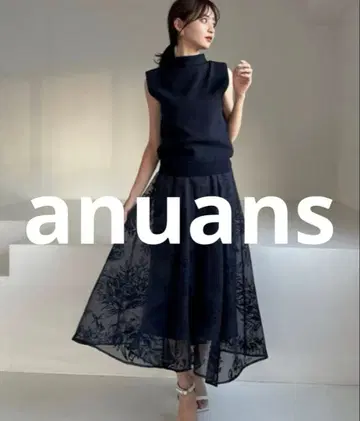 새상품급 anuans 셋업 SMALL 네이비 여성용