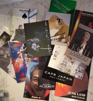 Koji Tamaki 투어 팜플렛 집