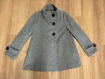 BLACK by moussy 그레이 피 코트 사이즈 1