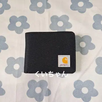 Carhartt 블랙 접이식 지갑