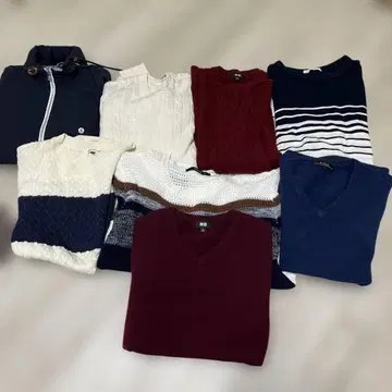 브랜드품 포함 니트 스웨터 묶음 판매