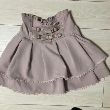 LIZ LISA 핑크 플리츠 스커트