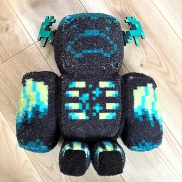 Minecraft 마인크래프트 마이카 복슬복슬 워든 BIG 봉제 인형