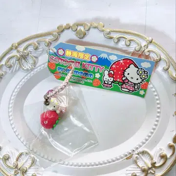 시즈오카 한정판 지역 한정 키티 스트랩 딸기 헬로키티