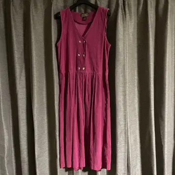 슬리브리스 코듀로이 원피스