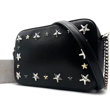 컨디션 최상 지미추 조지 숄더백 스터드 메탈릭 믹스