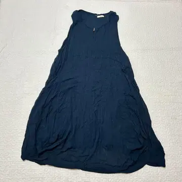 슬리브리스 티셔츠 원피스 A라인 레이온 방울 장식 인도산 a1742