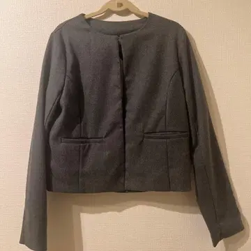 clearl 그레이 노카라 자켓 M